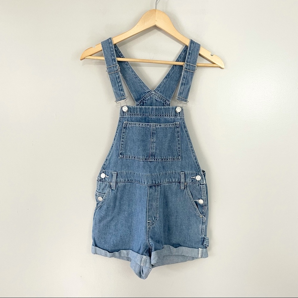 Pacsun Denim Overall Shorts